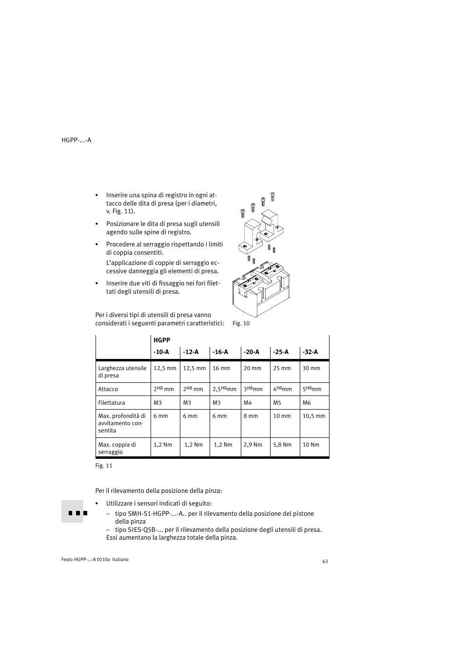 Festo Параллельный захват HGPP User Manual | Page 63 / 88