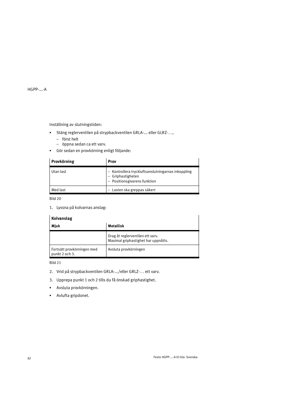 Festo Параллельный захват HGPP User Manual | Page 82 / 88