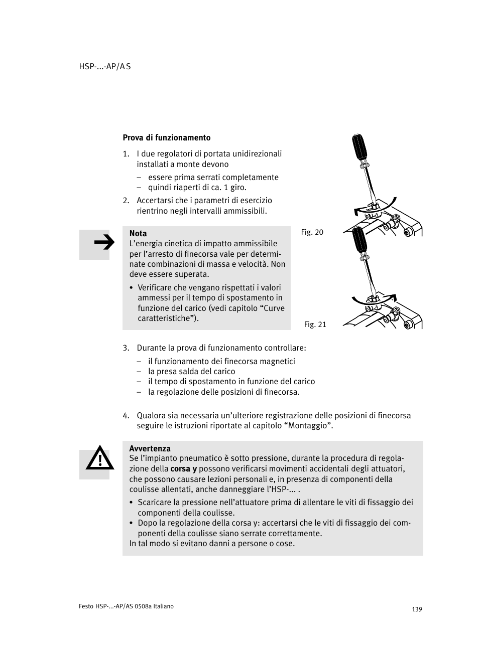 Festo Модуль перемещения HSP User Manual | Page 139 / 184