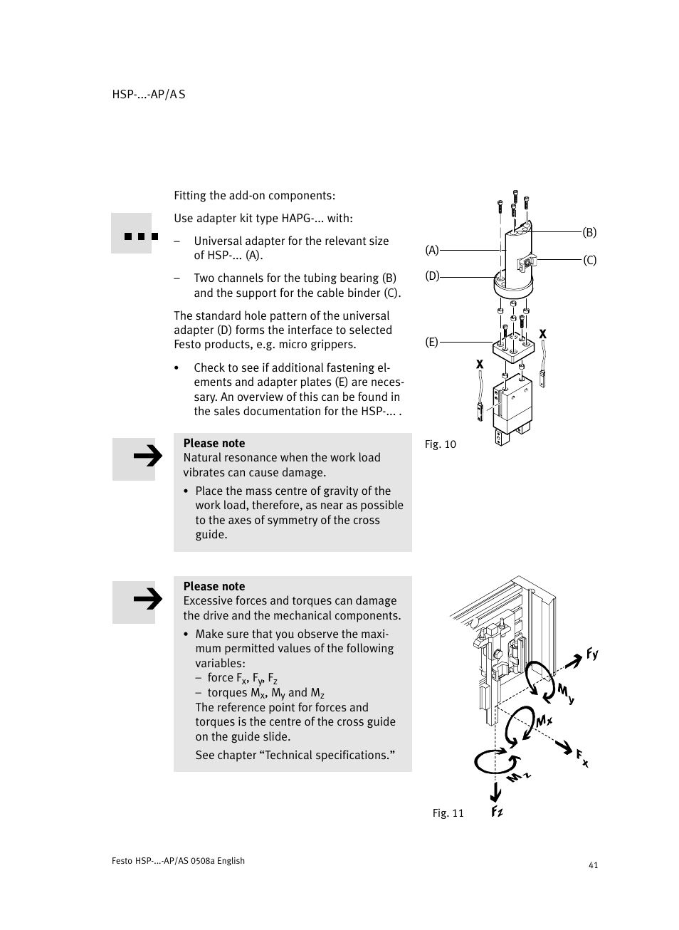 Festo Модуль перемещения HSP User Manual | Page 41 / 184