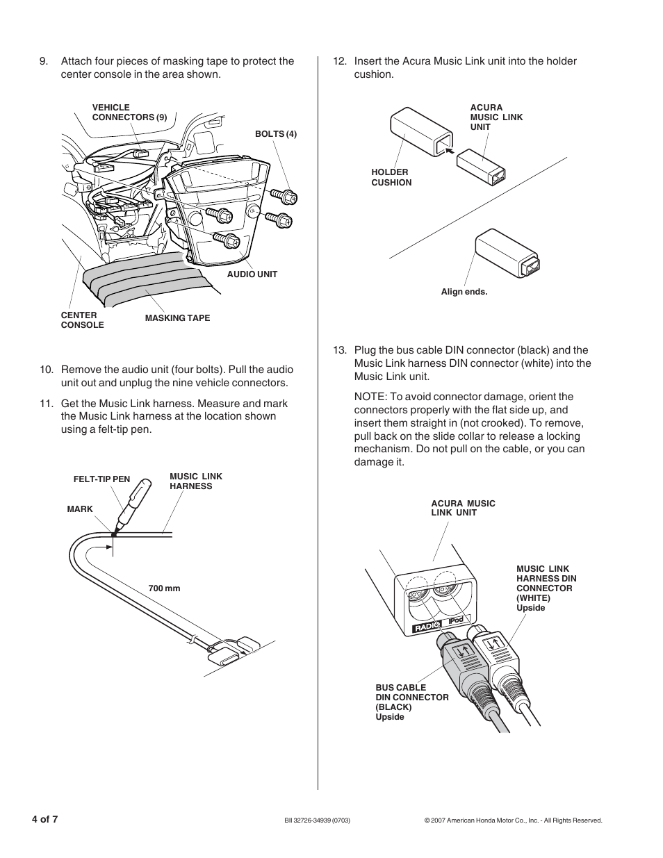 Acura Music Link bii32726-34939 User Manual | Page 4 / 7