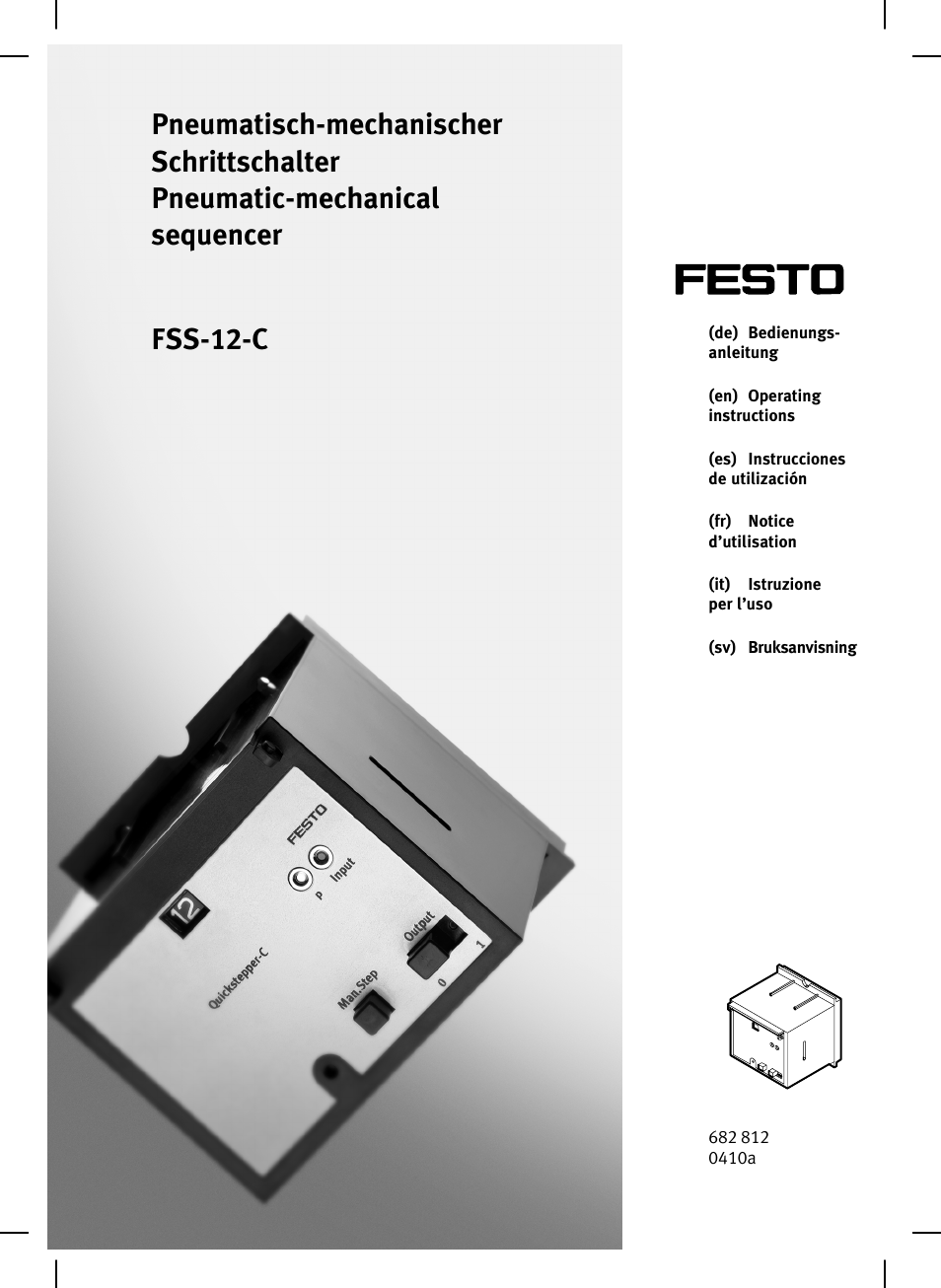 Festo Quickstepper FSS User Manual | 100 pages