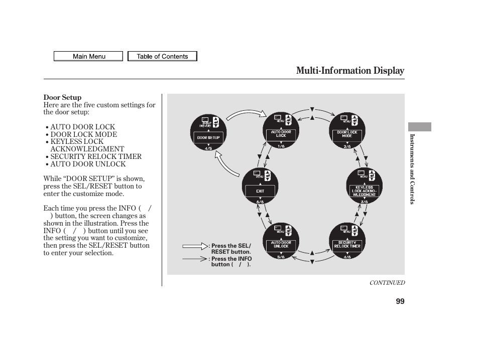 Multi-information display, 2010 tsx | Acura 2010 TSX User Manual | Page 102 / 524