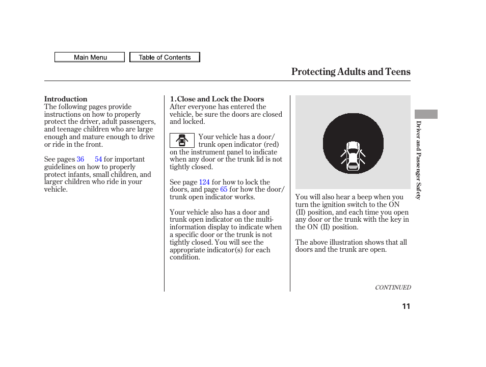 Protecting adults and teens, 2010 tsx | Acura 2010 TSX User Manual | Page 14 / 524