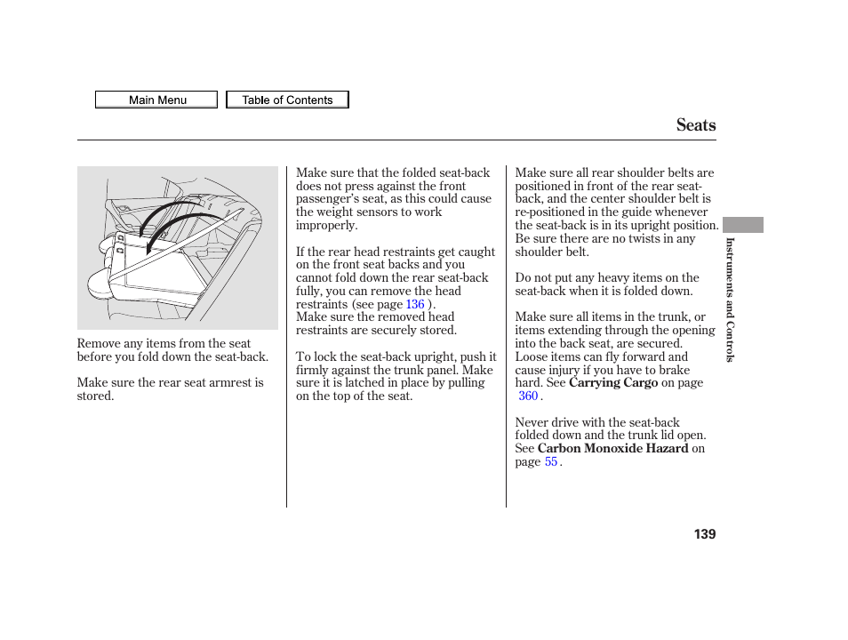 Seats, 2010 tsx | Acura 2010 TSX User Manual | Page 142 / 524