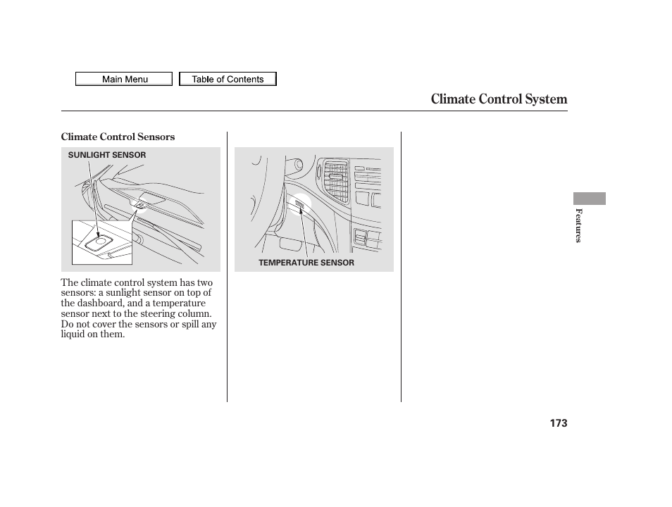 Climate control system, 2010 tsx | Acura 2010 TSX User Manual | Page 176 / 524