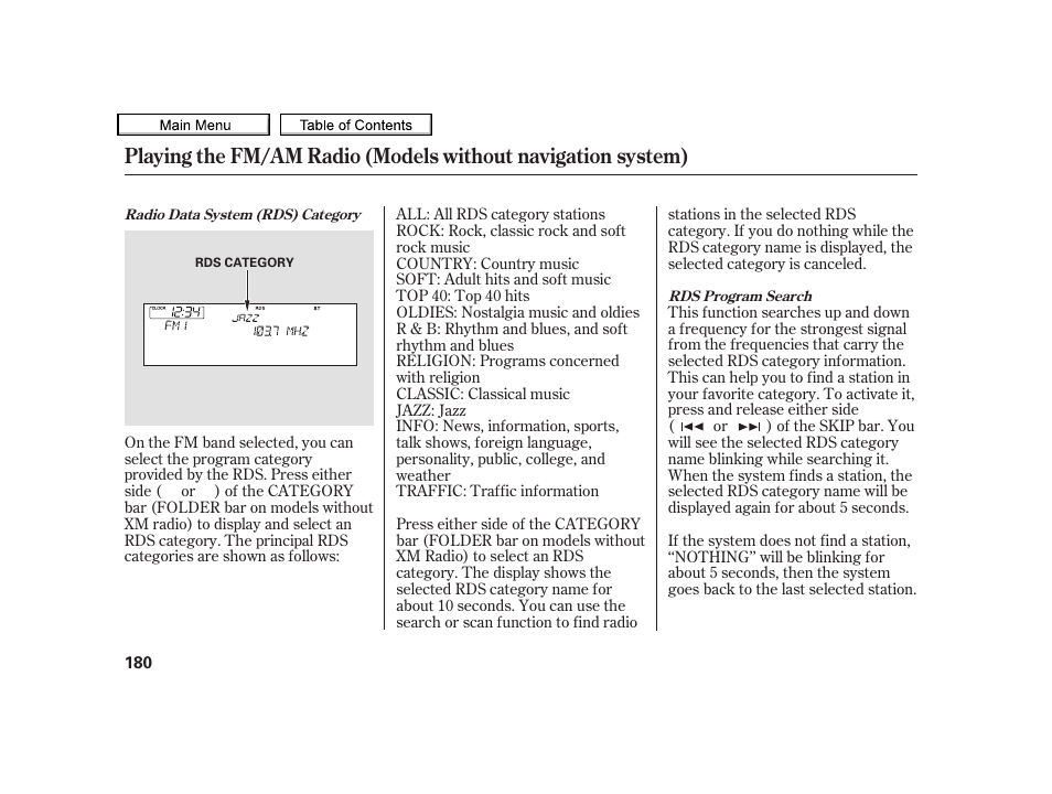 Acura 2010 TSX User Manual | Page 183 / 524