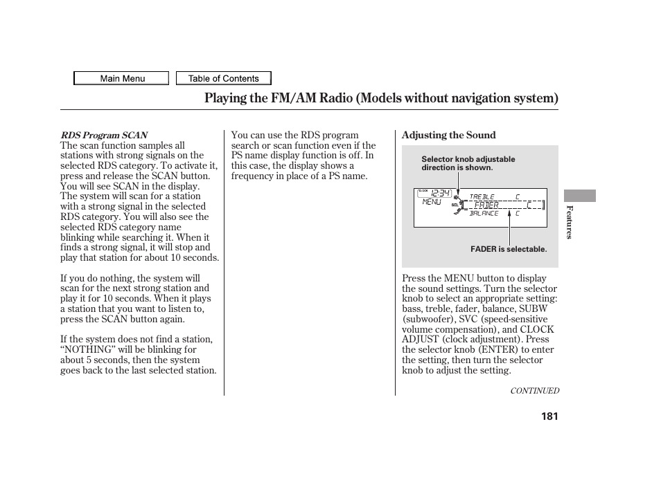 2010 tsx | Acura 2010 TSX User Manual | Page 184 / 524