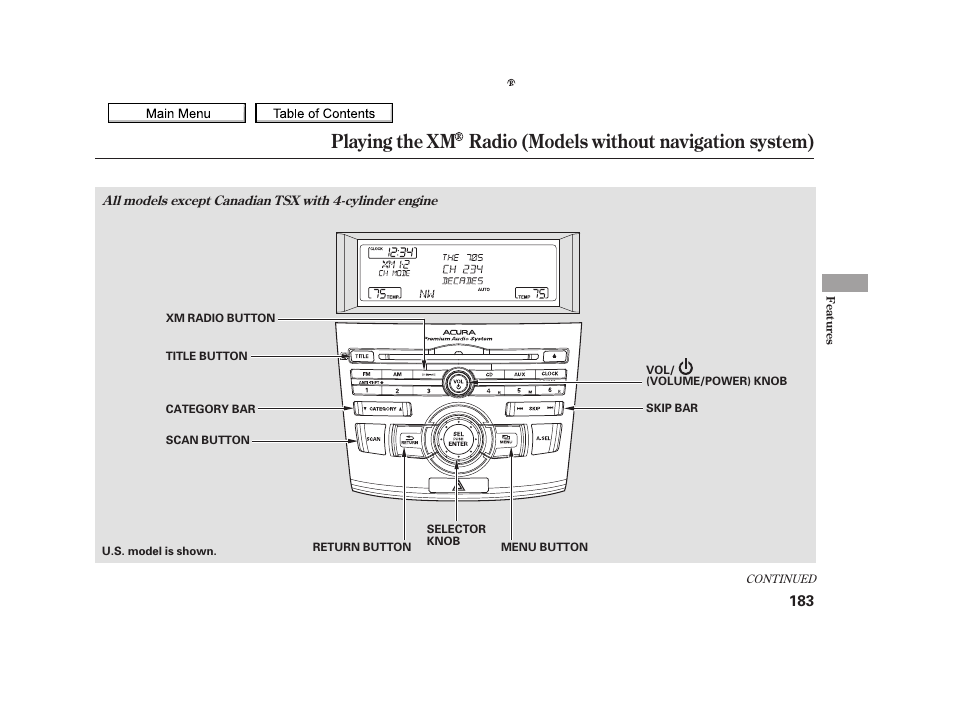 2010 tsx | Acura 2010 TSX User Manual | Page 186 / 524