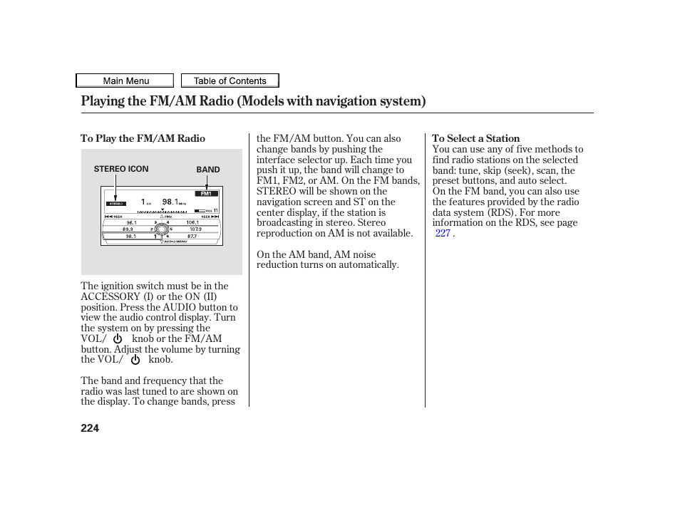 Acura 2010 TSX User Manual | Page 227 / 524