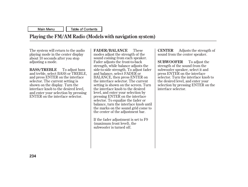 Acura 2010 TSX User Manual | Page 237 / 524