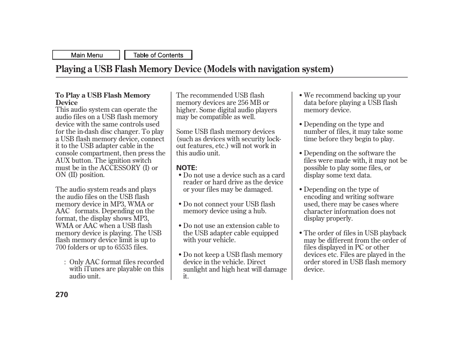 Acura 2010 TSX User Manual | Page 273 / 524
