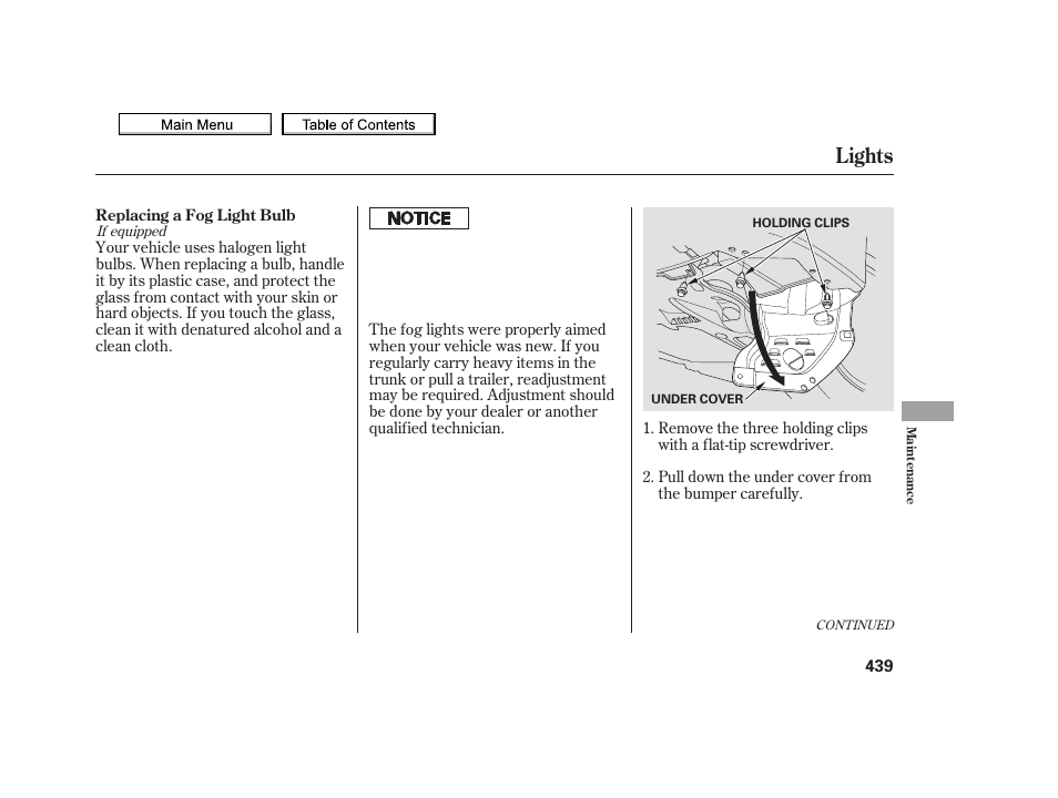 Lights, 2010 tsx | Acura 2010 TSX User Manual | Page 442 / 524