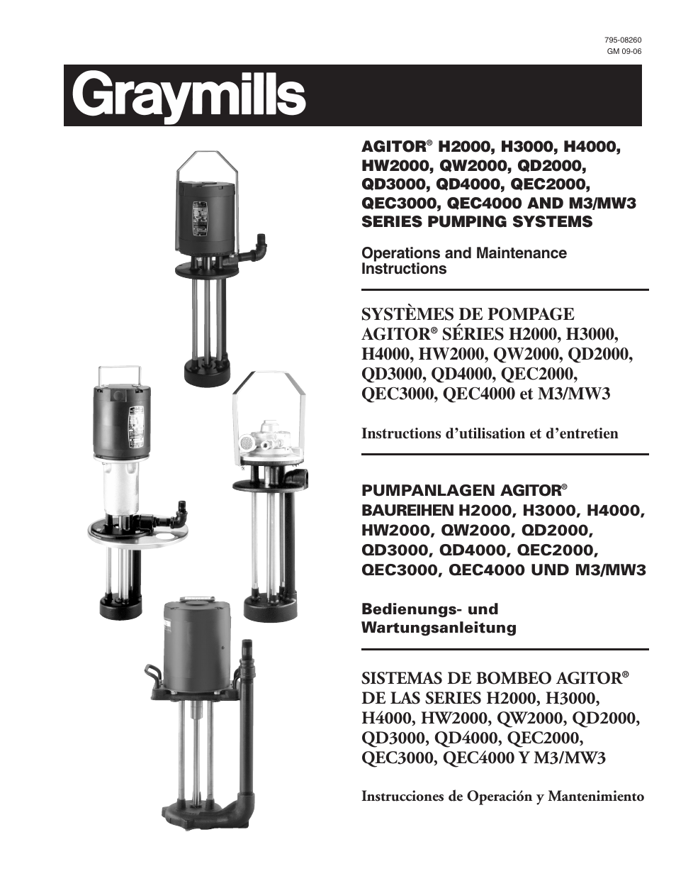 Graymills Agitor Pump OMI Indv User Manual | 32 pages
