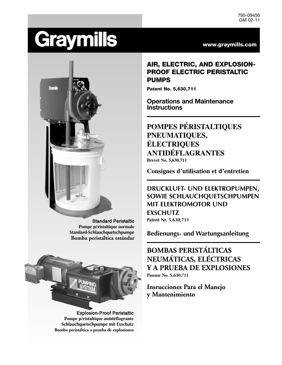 Graymills Peristaltic OMI User Manual | 22 pages