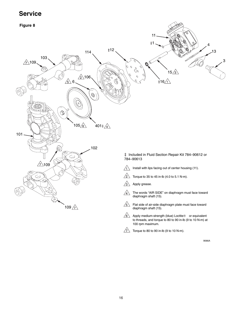 Service | Graymills DDP .5' Pump User Manual | Page 16 / 20