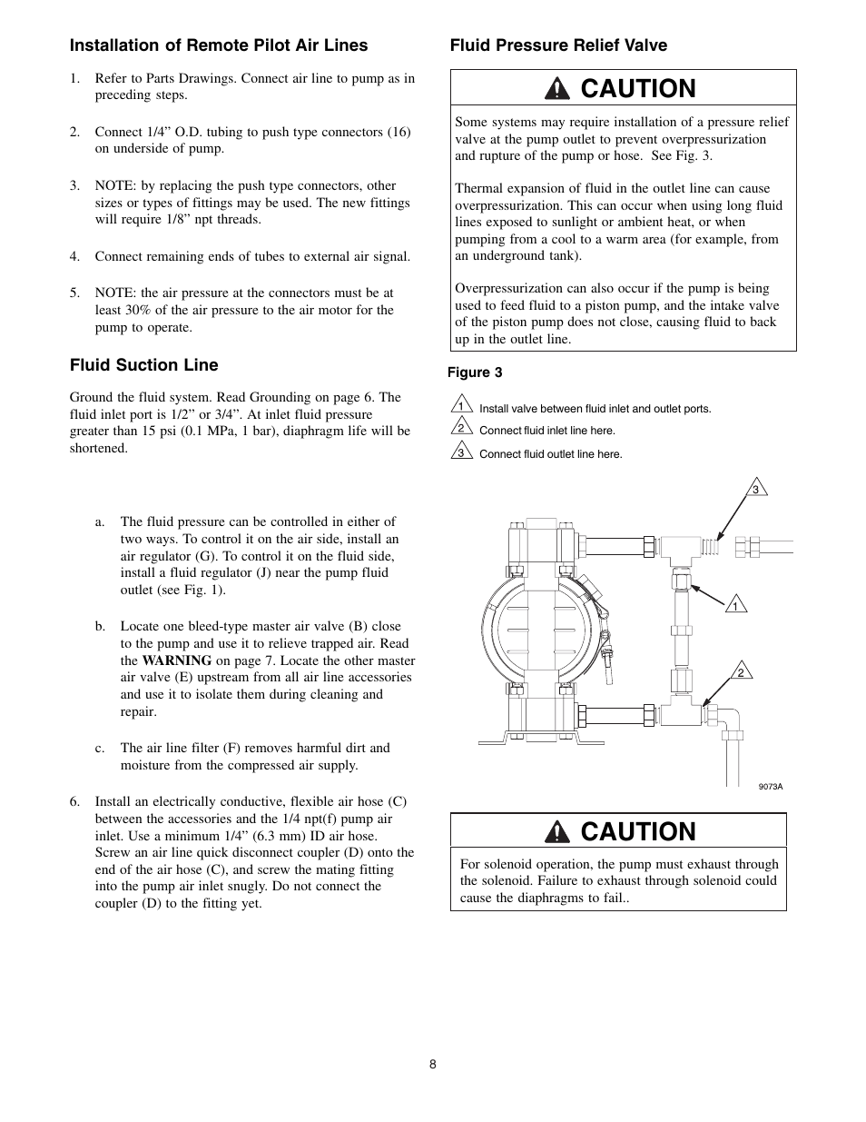 Caution | Graymills DDP .5' Pump User Manual | Page 8 / 20