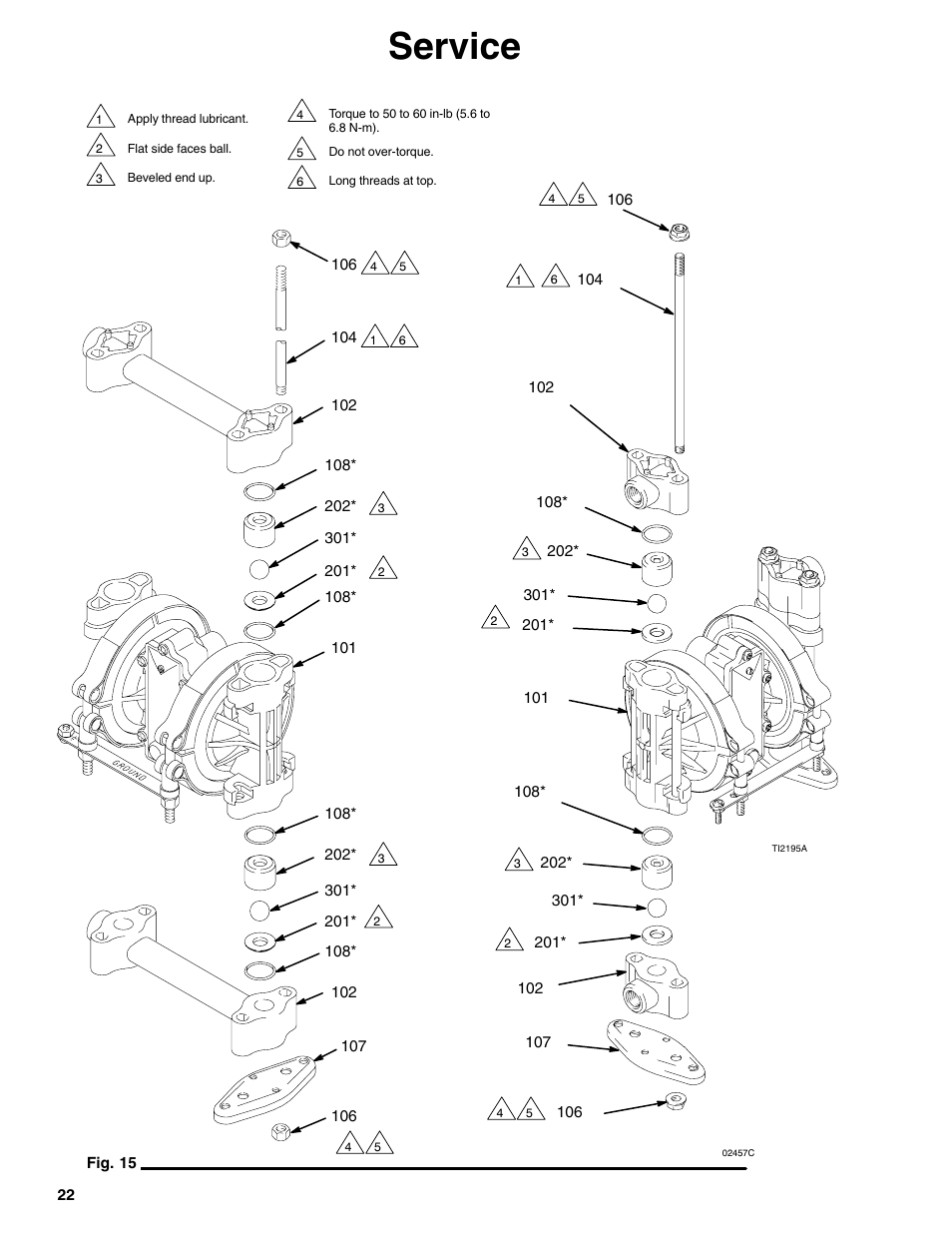 Service | Graymills DDP .375' Pump OMI User Manual | Page 22 / 32