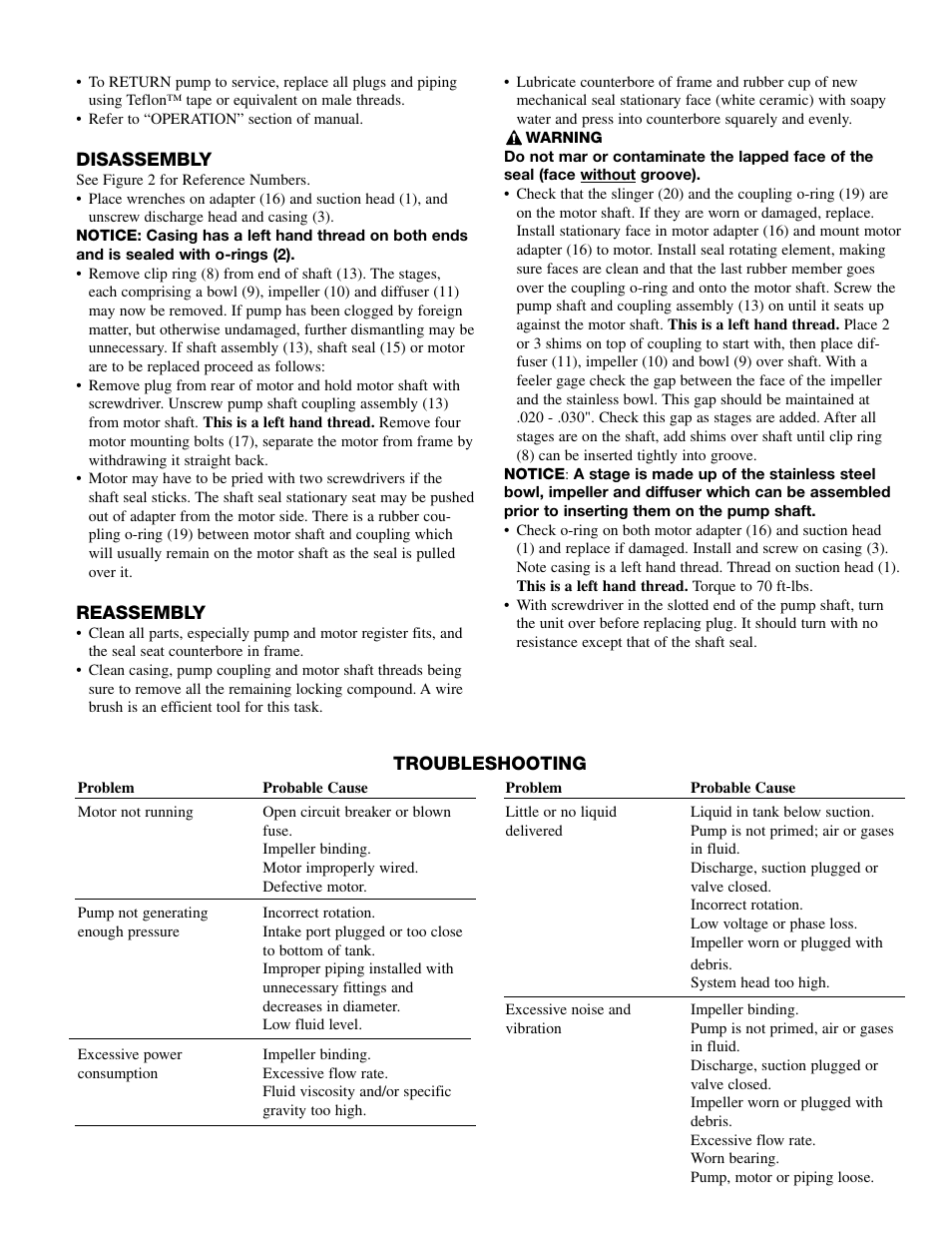 Graymills MSPR Series Pump OMI User Manual | Page 3 / 4