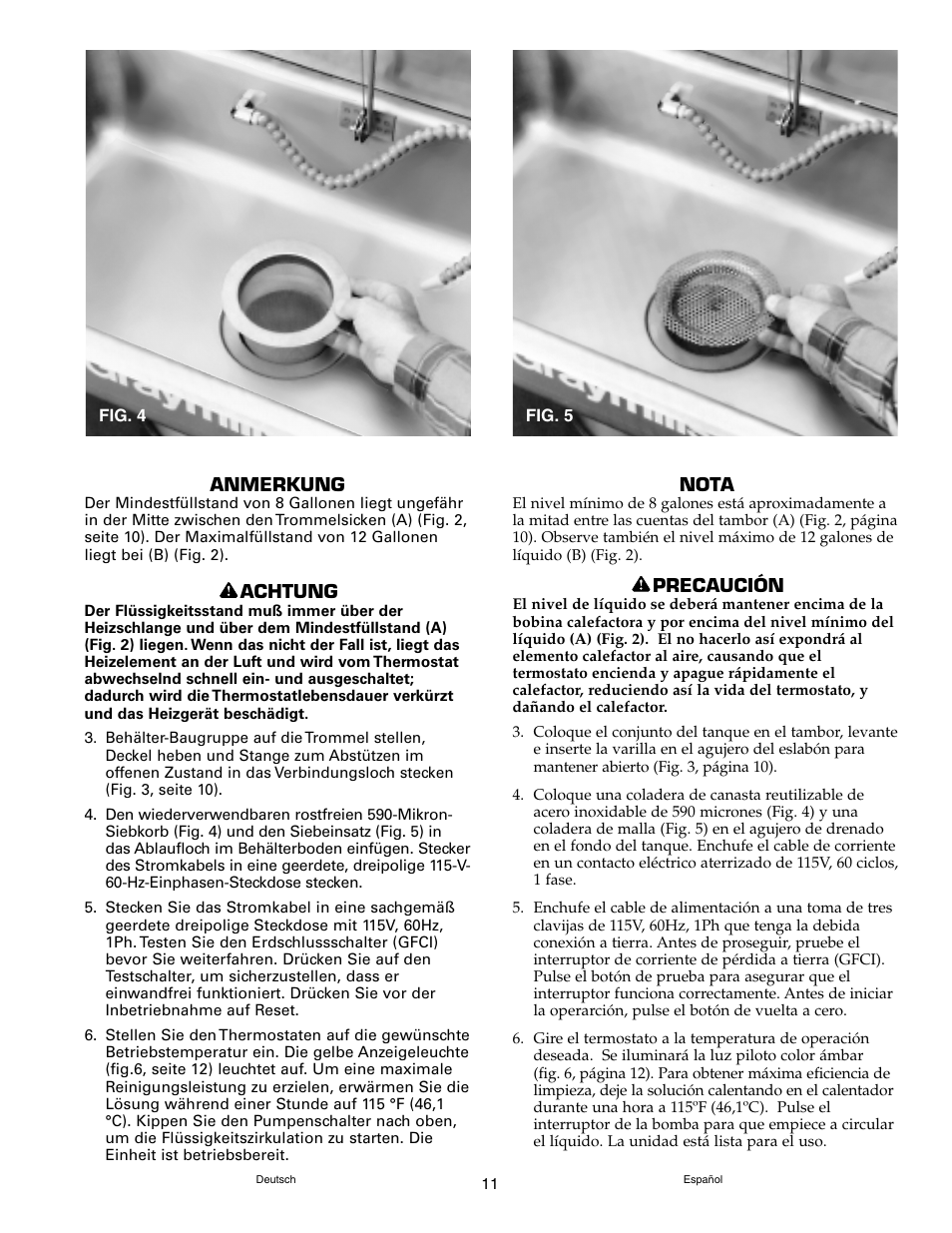 Graymills DH226A Drum Mount OMI User Manual | Page 11 / 16