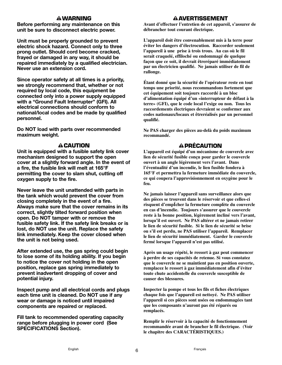Graymills Handi-Kleen PL422 OMI User Manual | Page 6 / 20