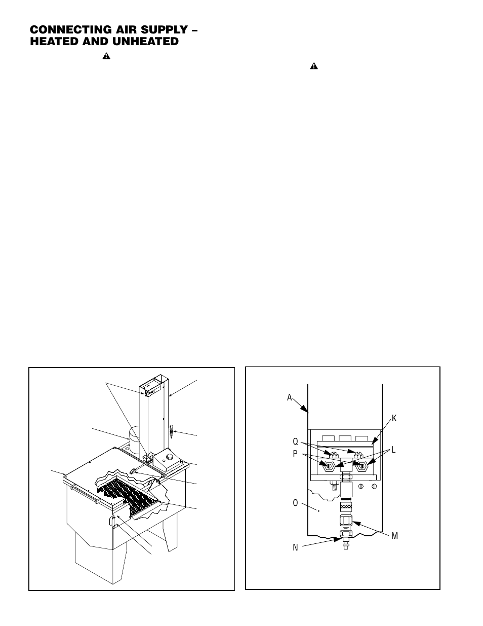 Connecting air supply – heated and unheated | Graymills Liftkleen T-Series OMI User Manual | Page 14 / 32