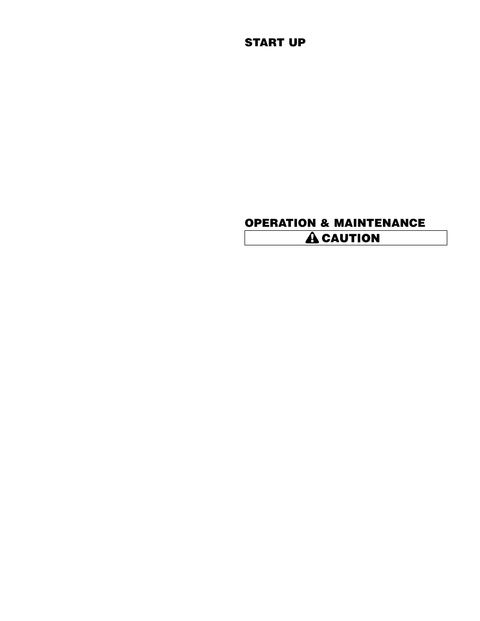 Start up, Operation & maintenance | Graymills Oil Seperator Osep-2 Series OMI User Manual | Page 2 / 4