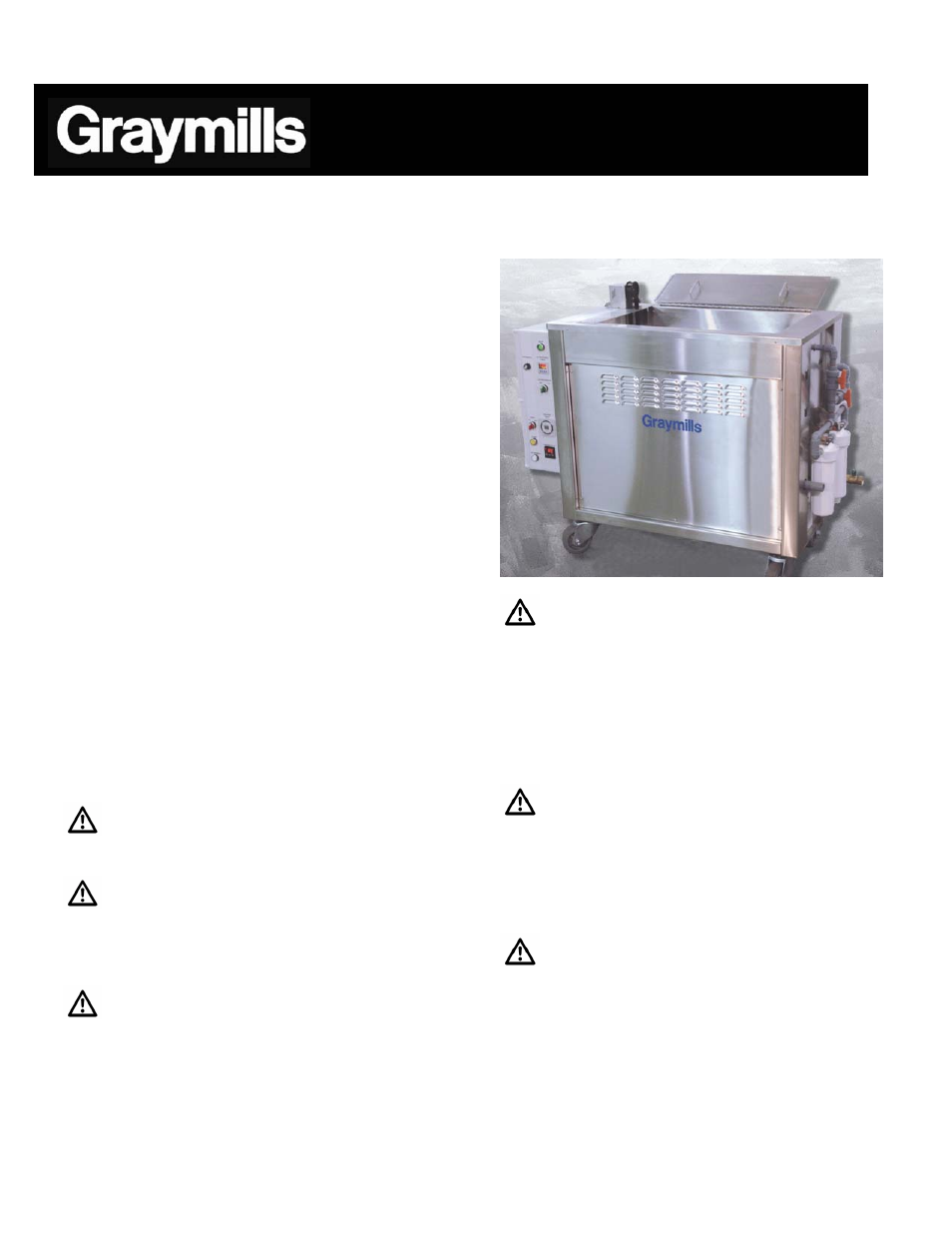 Graymills Sonicmax OMI User Manual | 17 pages
