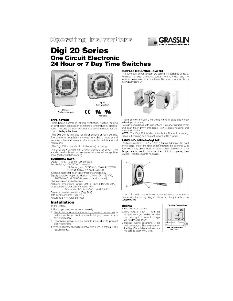 Grasslin 7-day timer.pdf | Graymills Sonicmax OMI User Manual | Page 7 / 17