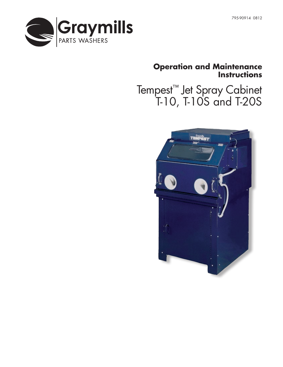 Graymills Tempest Tl2 OMI User Manual | 8 pages