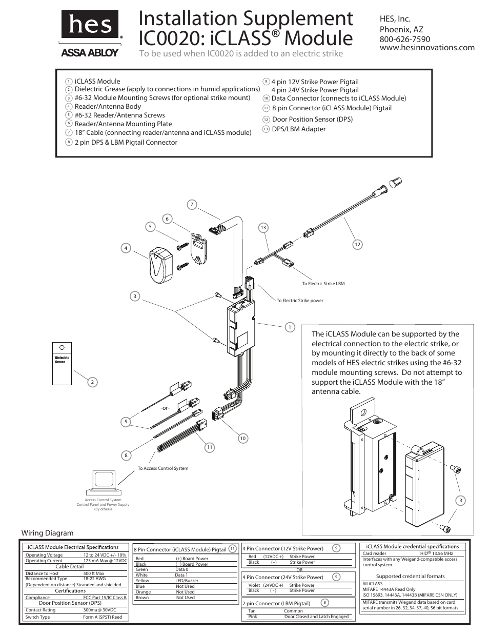 HES iCLASS User Manual | 2 pages