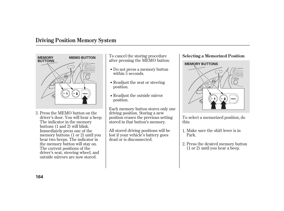 Acura 2009 RL User Manual | Page 170 / 554