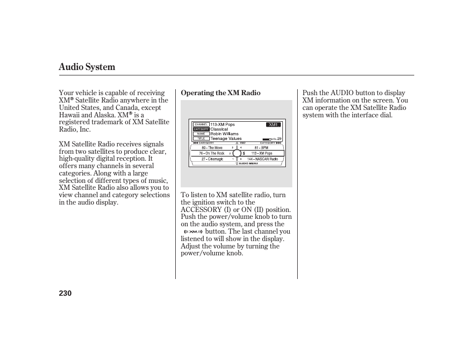 Audio system | Acura 2009 RL User Manual | Page 236 / 554