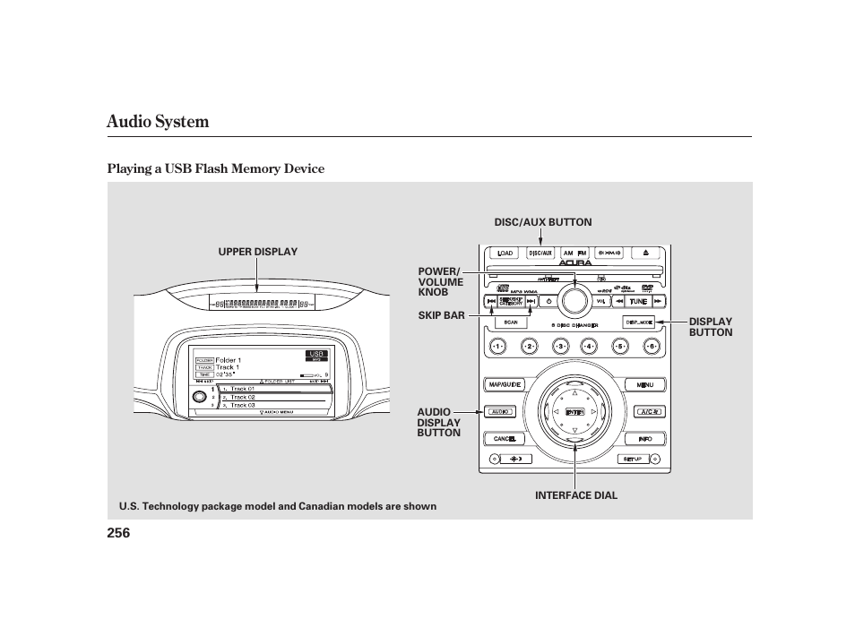 Audio system | Acura 2009 RL User Manual | Page 262 / 554