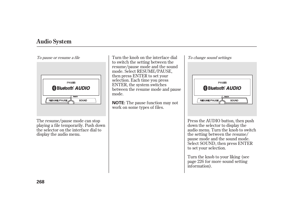 Audio system | Acura 2009 RL User Manual | Page 274 / 554