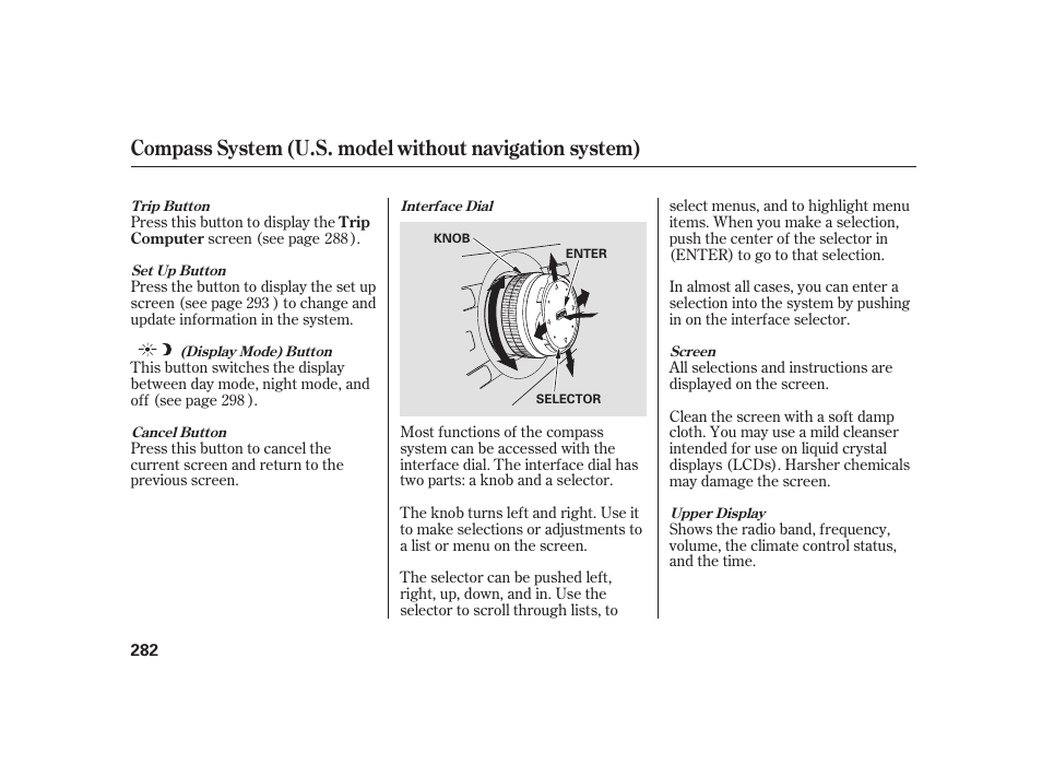 Acura 2009 RL User Manual | Page 288 / 554