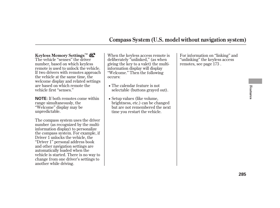 Acura 2009 RL User Manual | Page 291 / 554