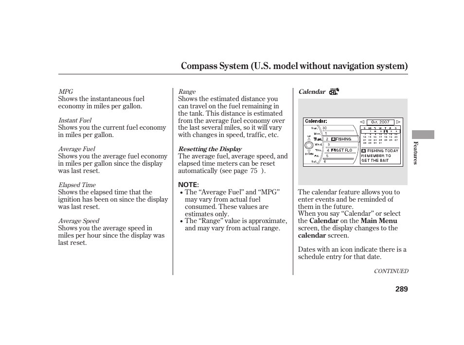 Acura 2009 RL User Manual | Page 295 / 554