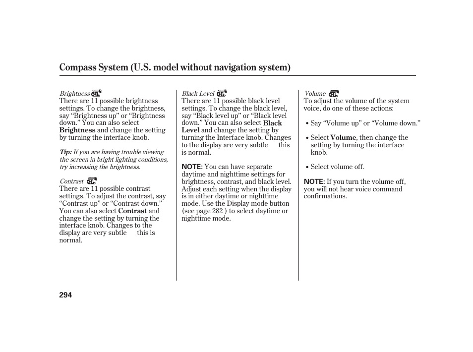 Acura 2009 RL User Manual | Page 300 / 554