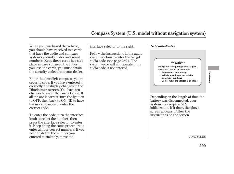 Acura 2009 RL User Manual | Page 305 / 554