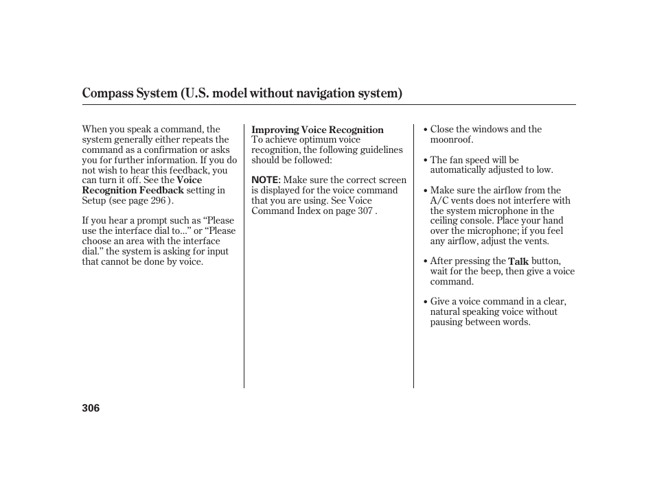 Acura 2009 RL User Manual | Page 312 / 554