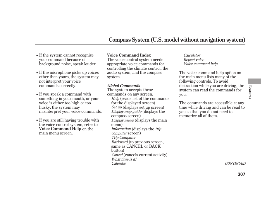 Acura 2009 RL User Manual | Page 313 / 554