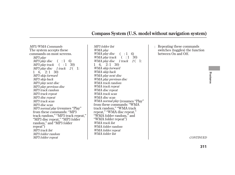 Acura 2009 RL User Manual | Page 317 / 554