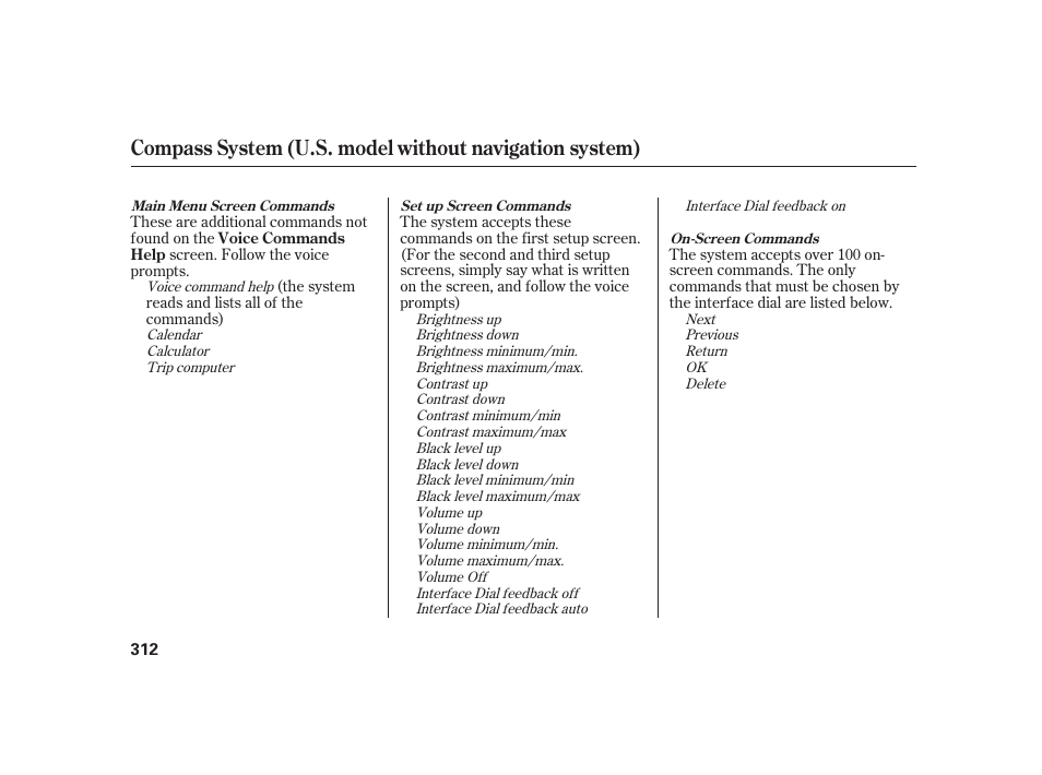 Acura 2009 RL User Manual | Page 318 / 554
