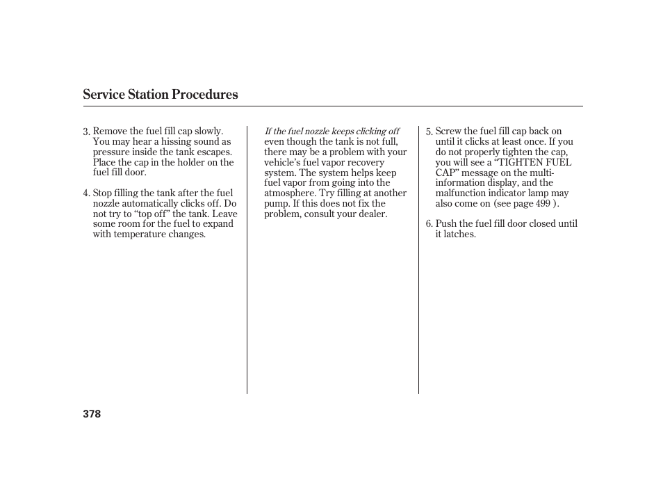 Service station procedures | Acura 2009 RL User Manual | Page 384 / 554