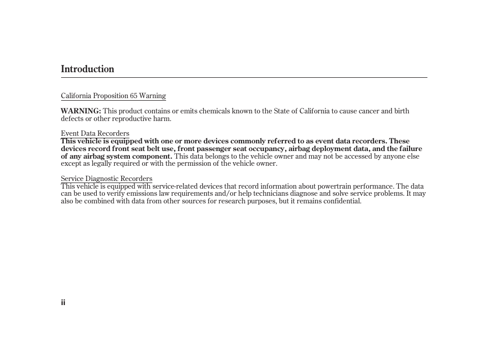 Introduction | Acura 2009 RL User Manual | Page 4 / 554