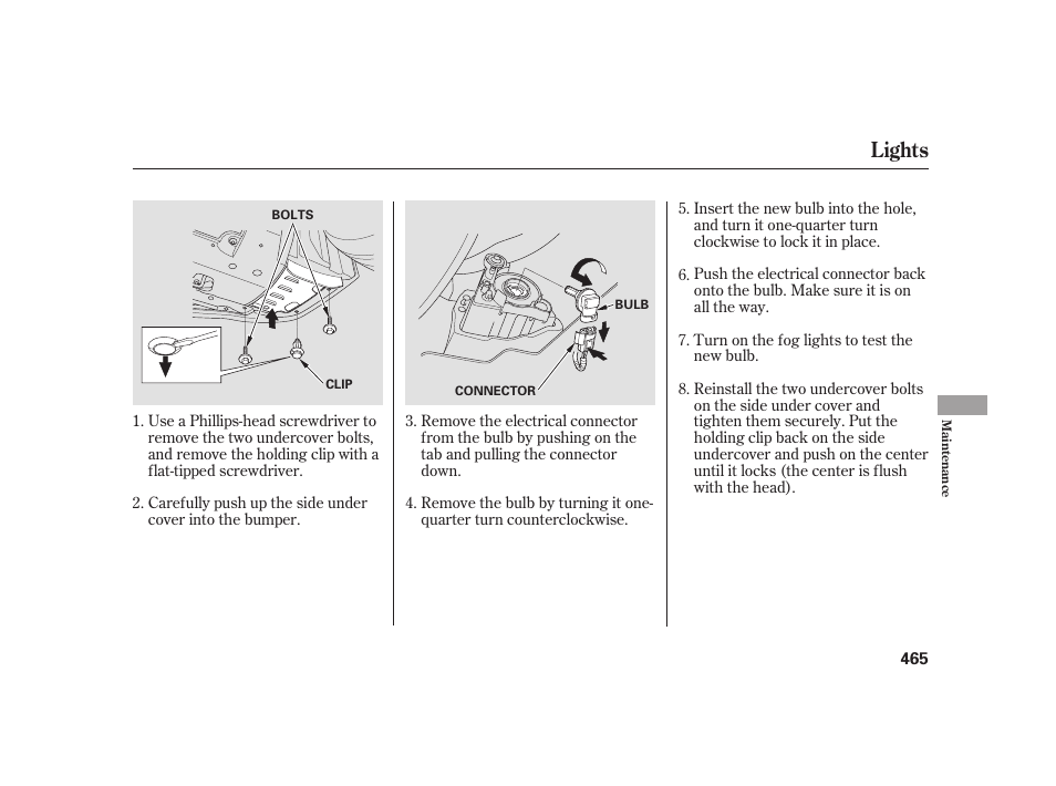 Lights | Acura 2009 RL User Manual | Page 471 / 554
