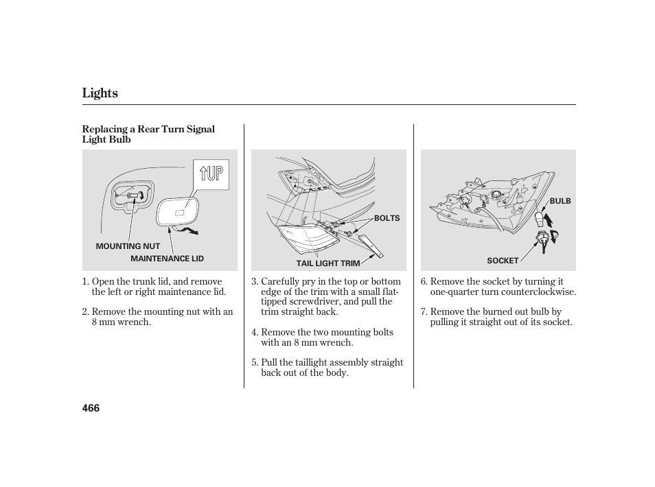 Lights | Acura 2009 RL User Manual | Page 472 / 554