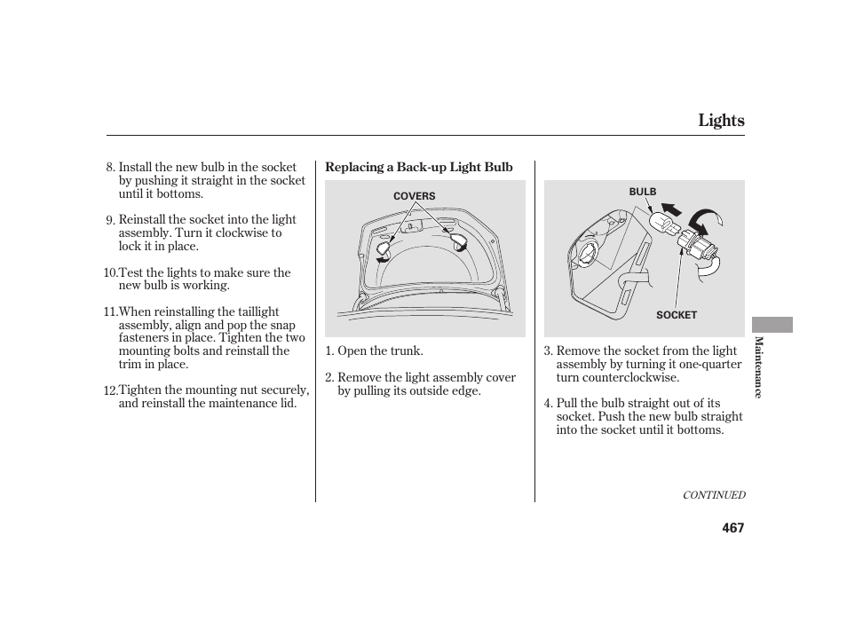 Lights | Acura 2009 RL User Manual | Page 473 / 554