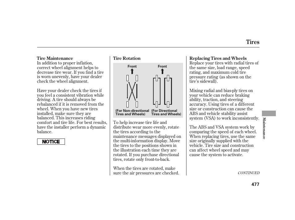 Tires | Acura 2009 RL User Manual | Page 483 / 554
